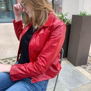 Red Leather Jacket Emma Swan